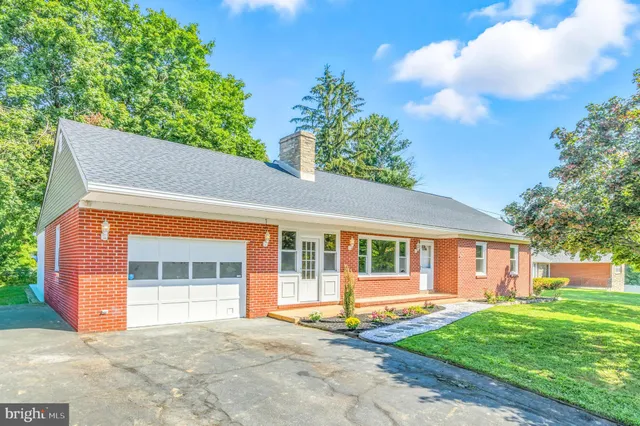 a house view with a garden space