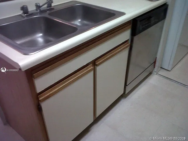 a close view of sink