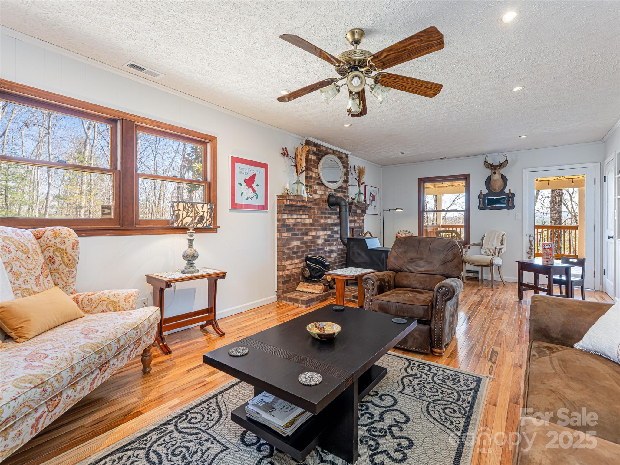 75 Deep Woods Road Mills River, NC 28759 - Photo 21 of 48 a living room with furniture a rug and a window