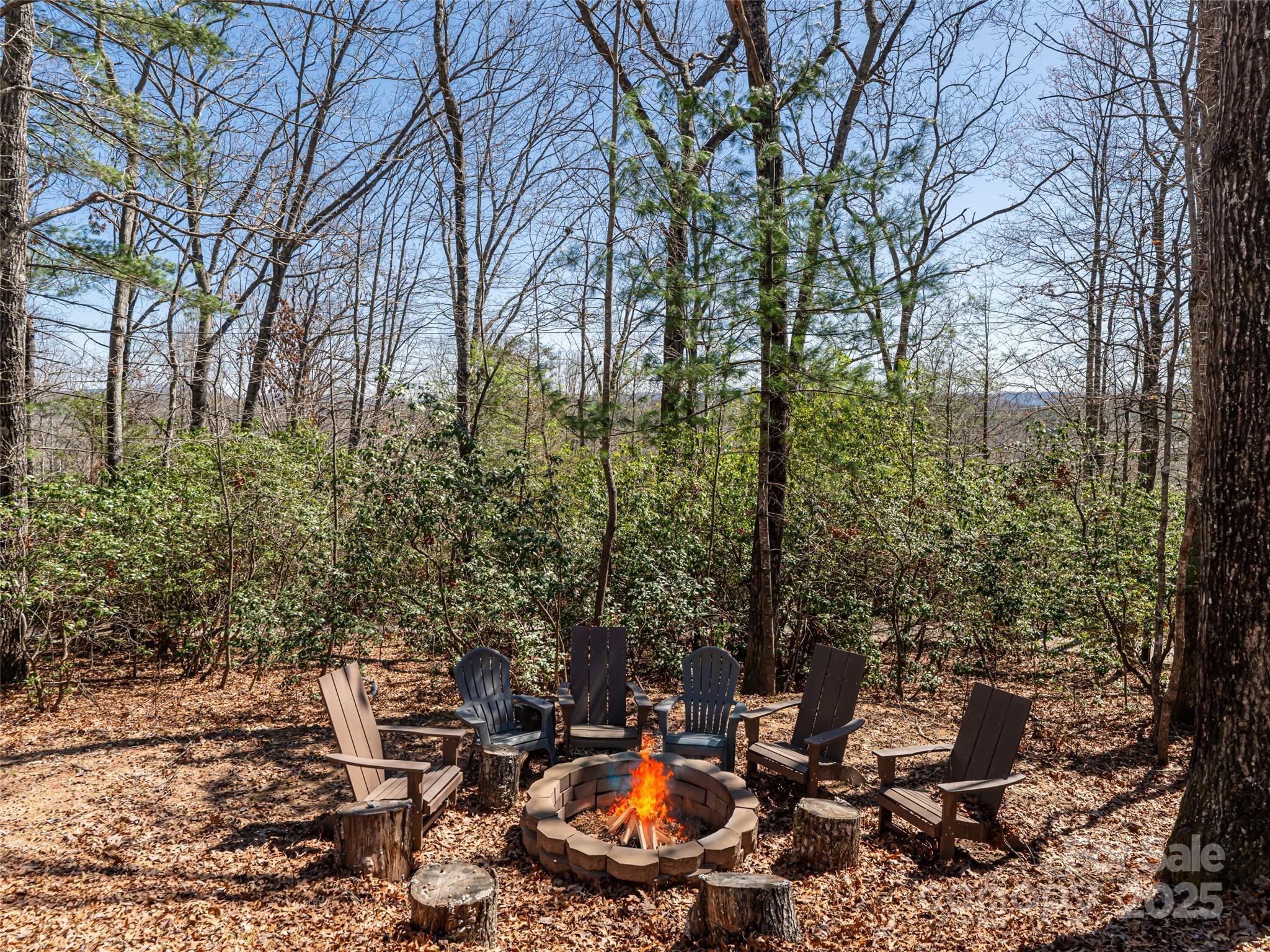 75 Deep Woods Road Mills River, NC 28759 - Photo 41 of 48 a backyard of a house with lots of green space