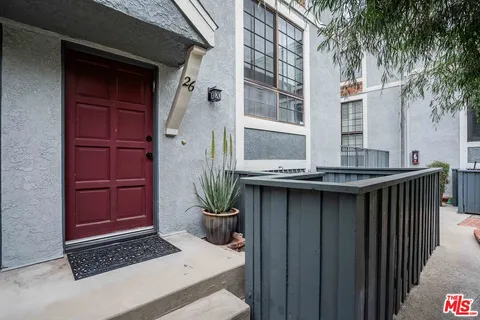 a front view of a house with entryway