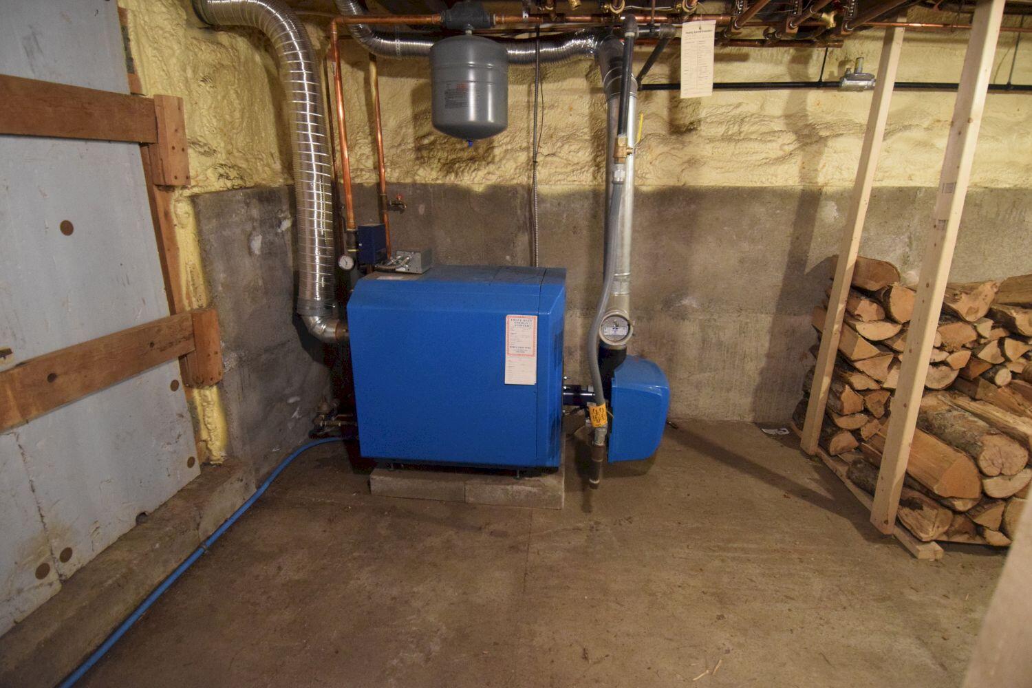 4 New Portland Road North Anson, ME 04958 - Photo 50 of 74 Basement - new furnace