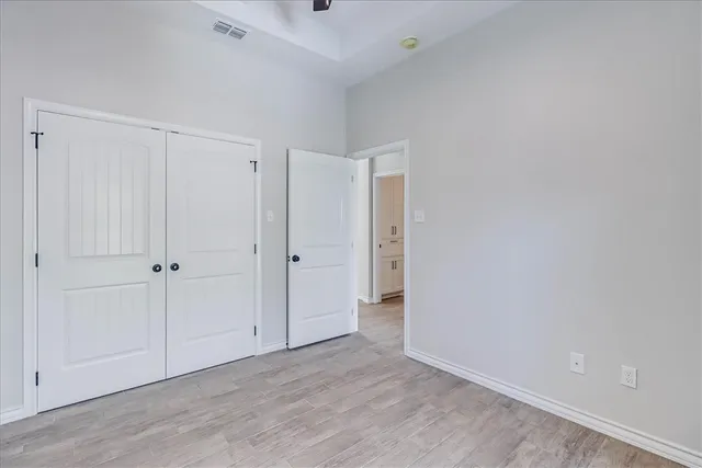 a view of an empty room