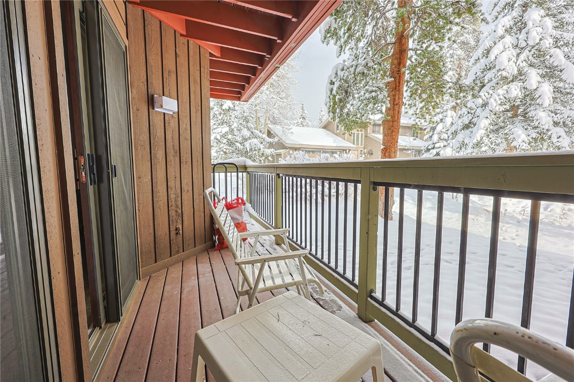 373 Wild Irishman Road, Unit 1071 Keystone, CO 80435 - Photo 10 of 22 View of snow covered back of property