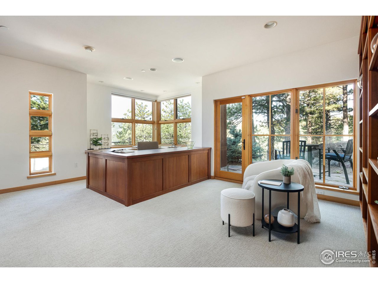 2358 Sunshine Canyon Drive Boulder, CO 80302 - Photo 17 of 36 a living room with furniture and a large window