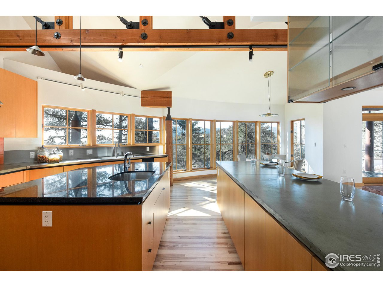 2358 Sunshine Canyon Drive Boulder, CO 80302 - Photo 9 of 36 a view of a living room and kitchen