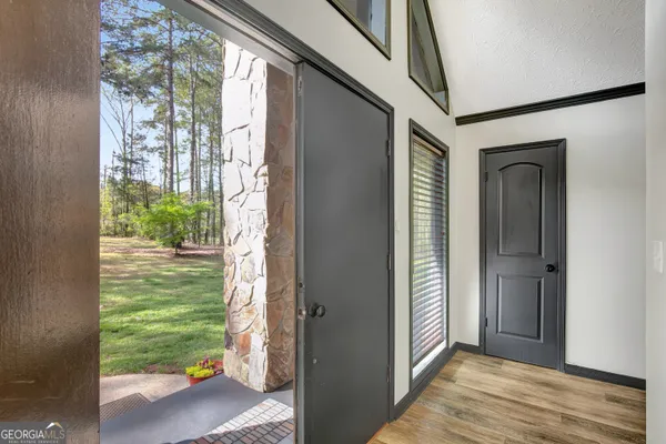 a view of a porch
