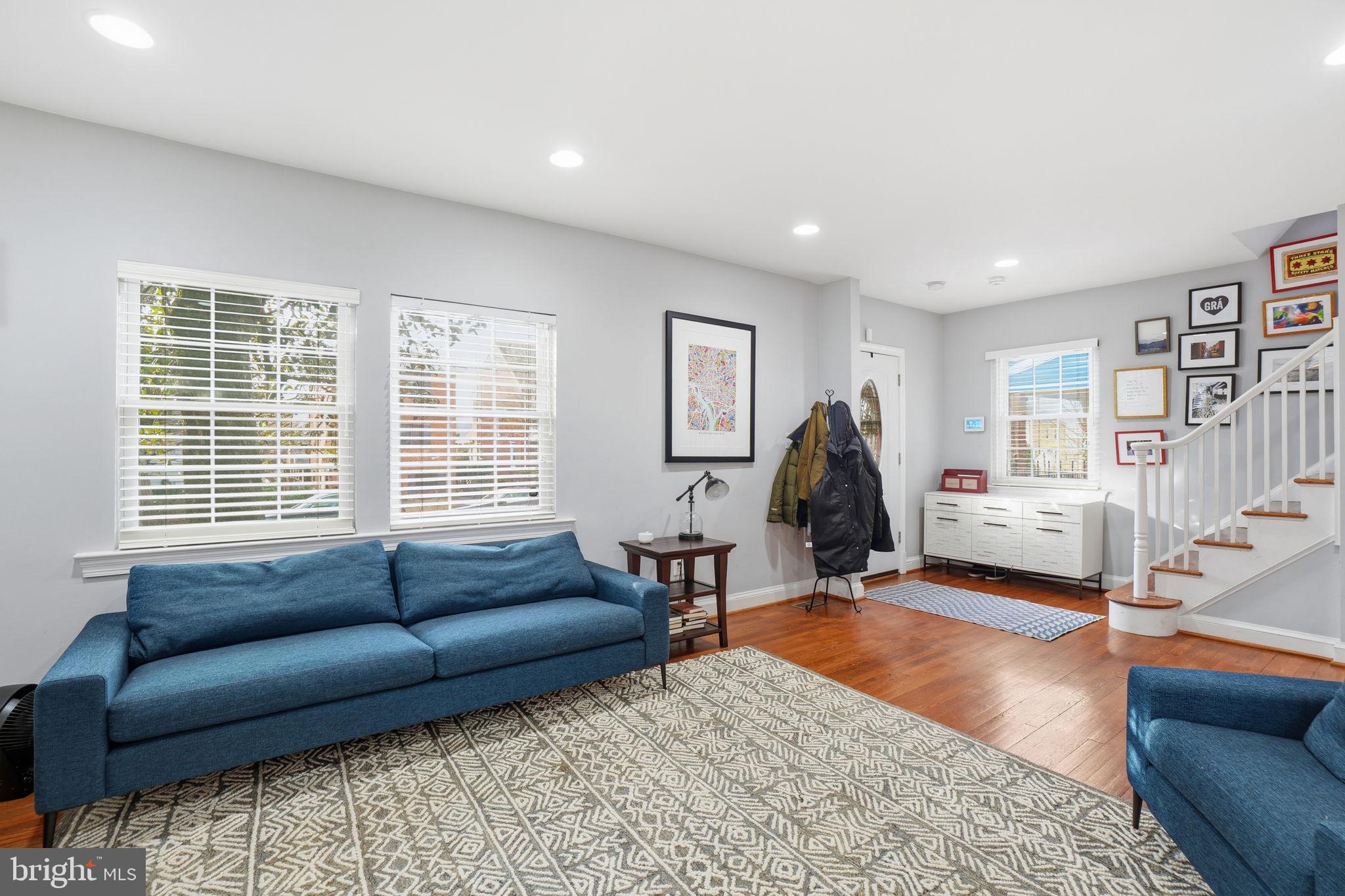 31 Milmarson Place Northwest Washington, DC 20011 - Photo 3 of 57 Living Room with view of Front entry