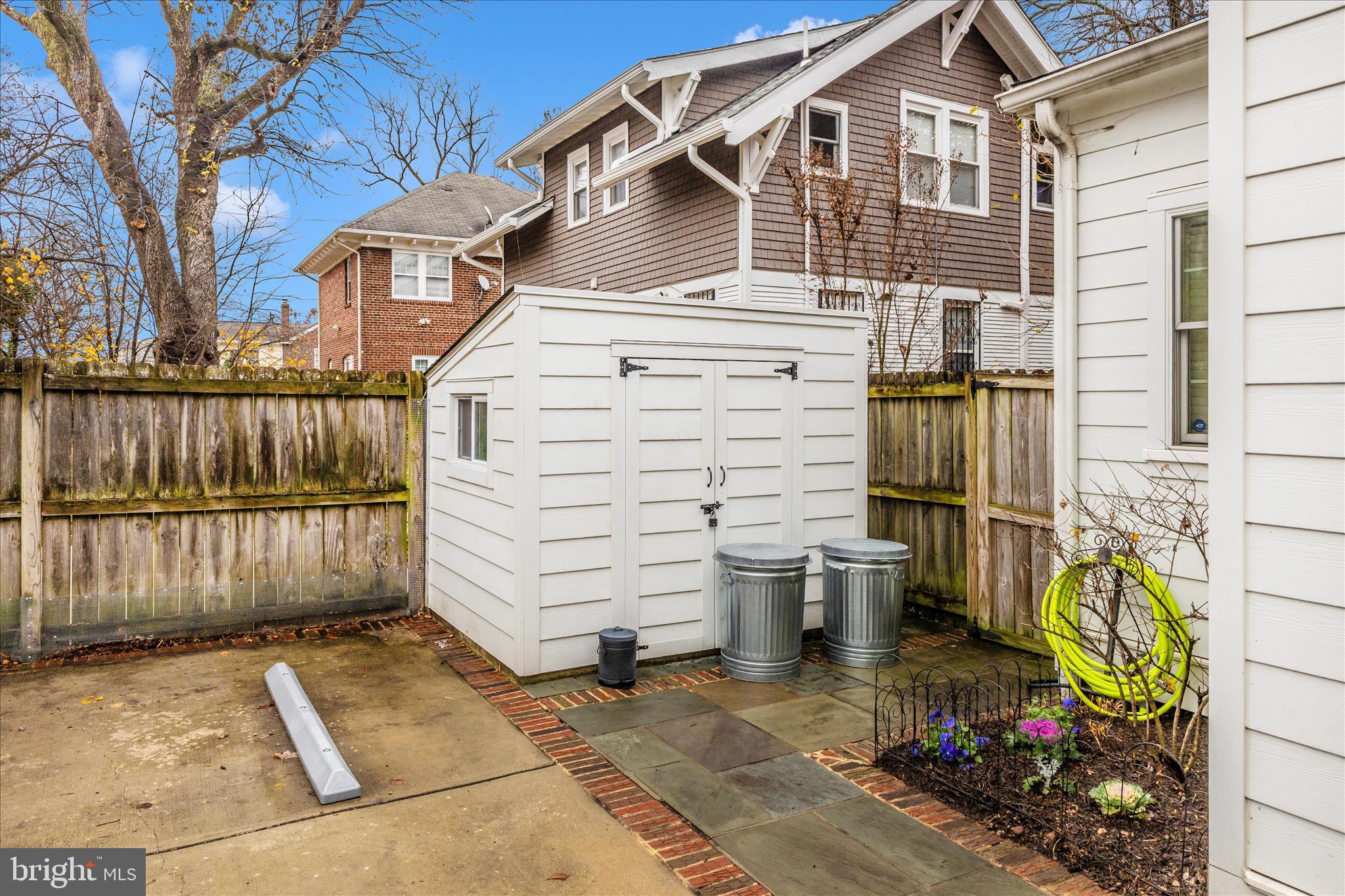 31 Milmarson Place Northwest Washington, DC 20011 - Photo 49 of 57 Storage shed in back yard
