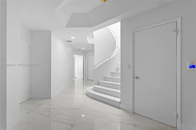 a view of an empty room