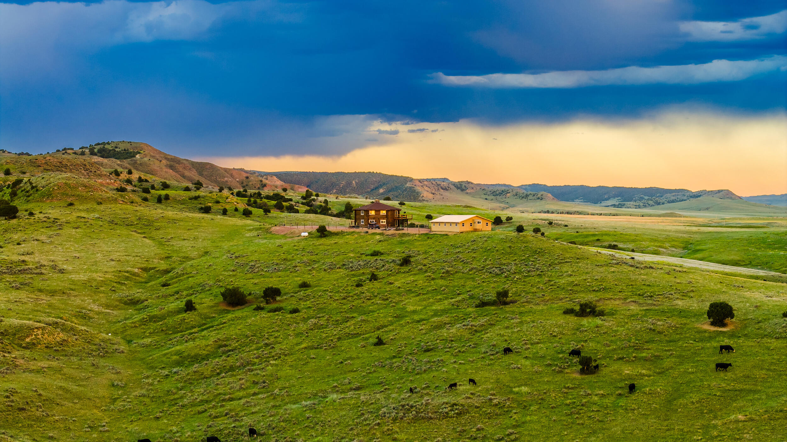 593 Lower Prairie Dog Road Sheridan, WY 82801 - Photo 60 of 182 593 lpd sunset 13