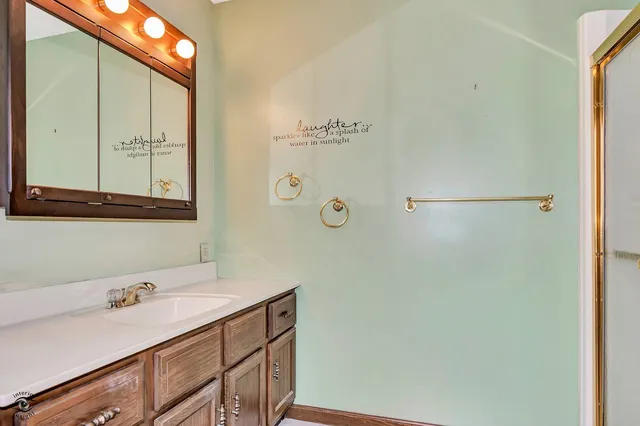 a view of a tall building with a outdoor space