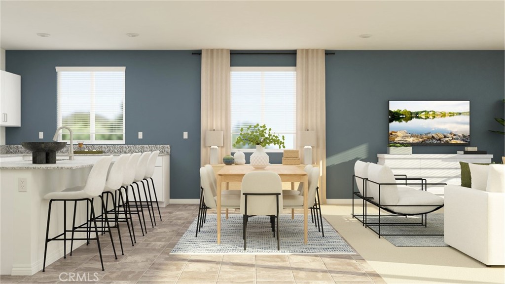 351 Deer Lane Way Perris, CA 92570 - Photo 1 of 15 a dining room with furniture a rug and wooden floor
