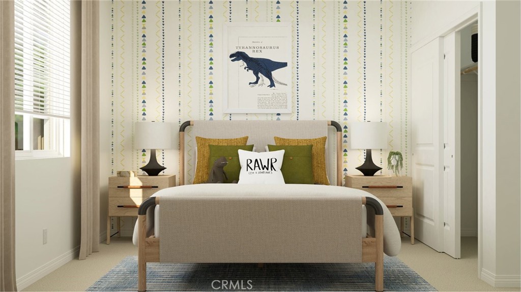 351 Deer Lane Way Perris, CA 92570 - Photo 6 of 15 a bedroom with a bed and a window