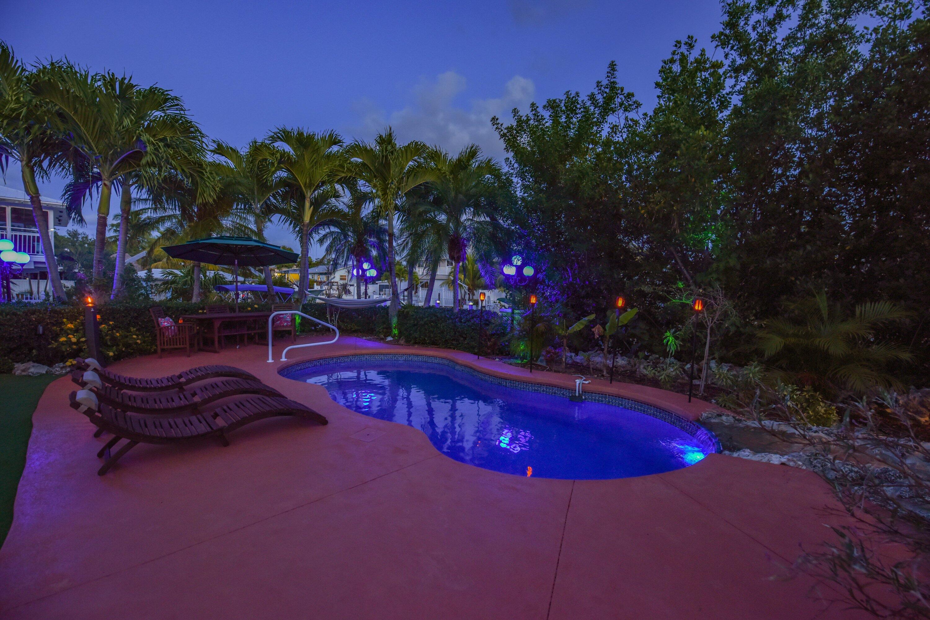 29072 Cedar Drive Big Pine Key, FL 33043 - Photo 34 of 59 Twilight Pool