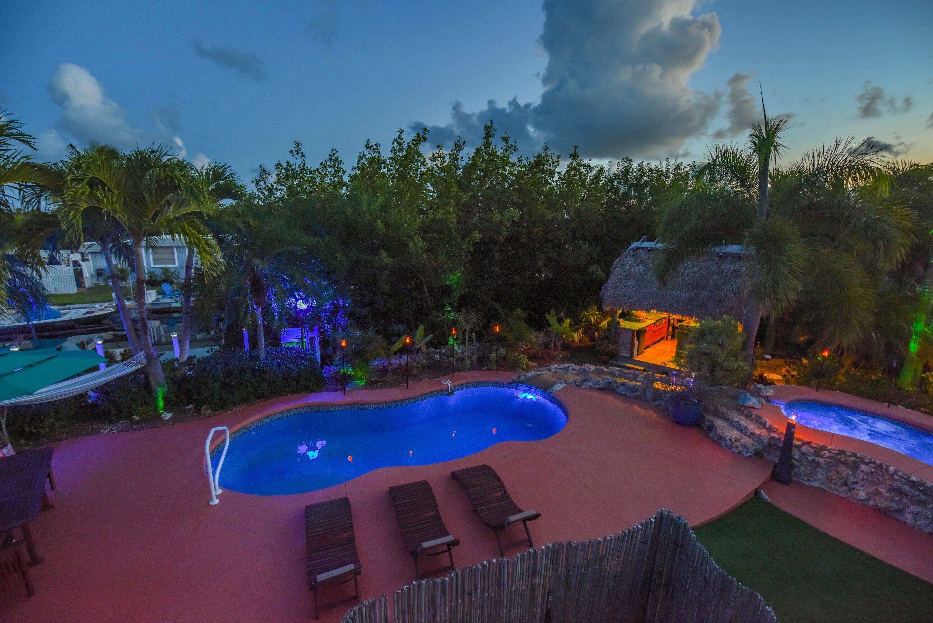 29072 Cedar Drive Big Pine Key, FL 33043 - Photo 38 of 59 an aerial view of a house with yard swimming pool and outdoor seating