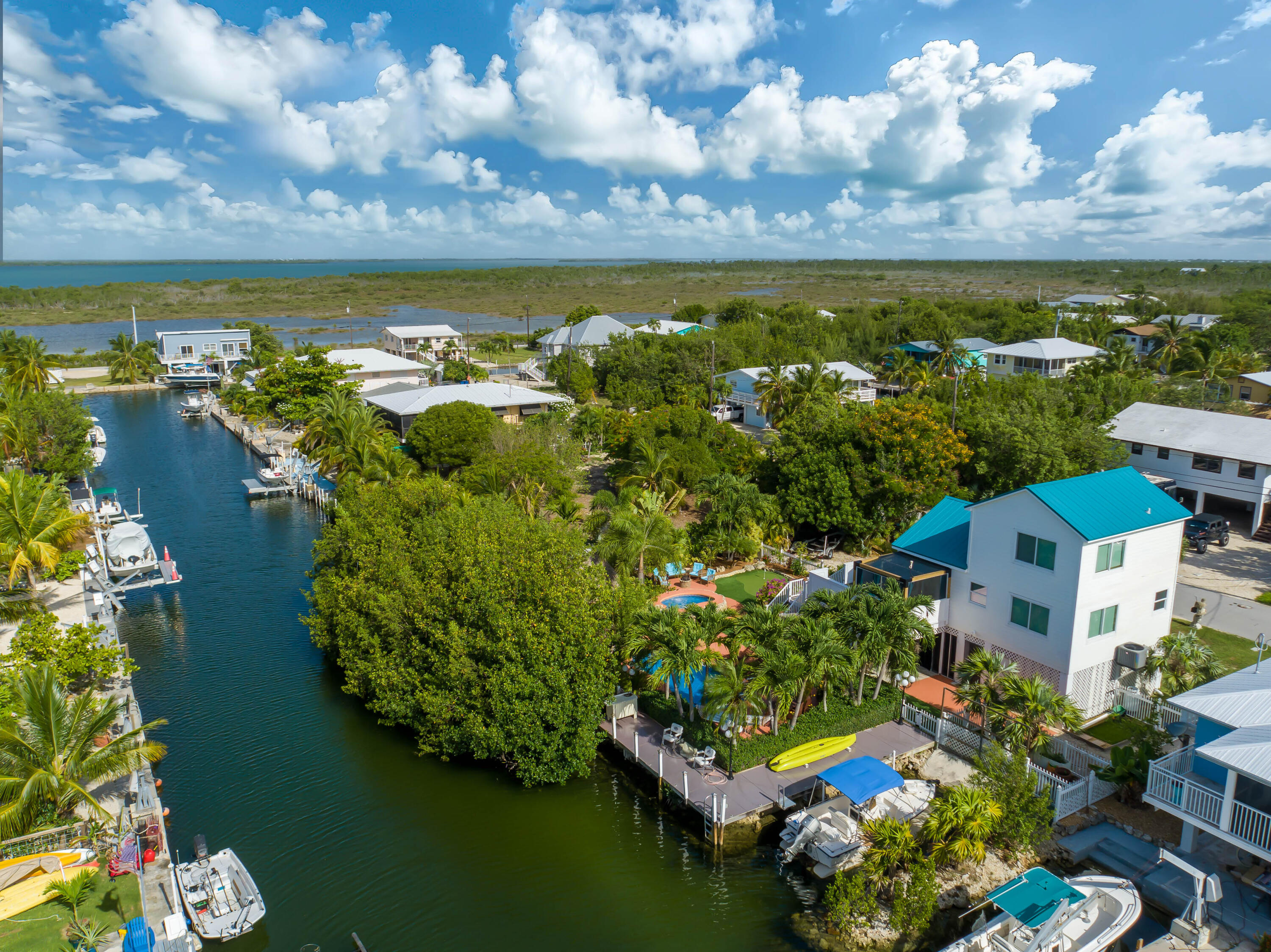 29072 Cedar Drive Big Pine Key, FL 33043 - Photo 56 of 59 a view of a lake with houses