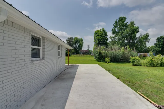 a view of a green field
