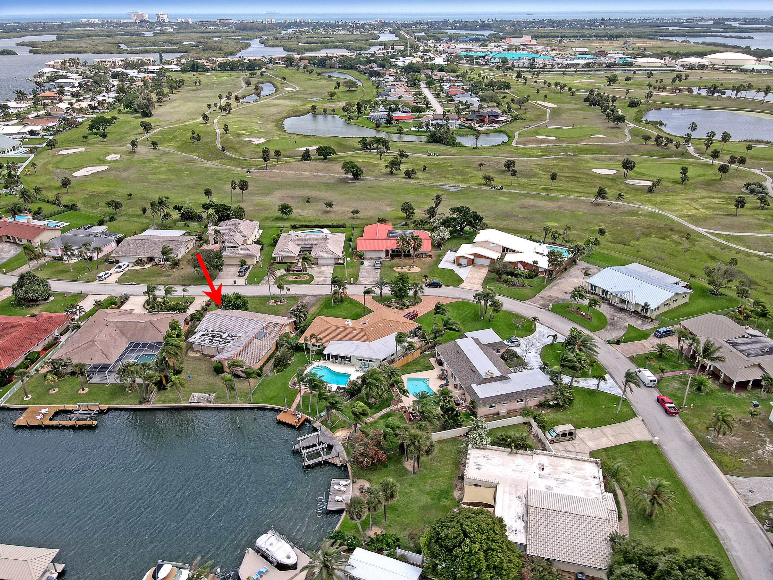 47 Country Club Road Cocoa Beach, FL 32931 - Photo 25 of 32 Walk to the Golfcourse
