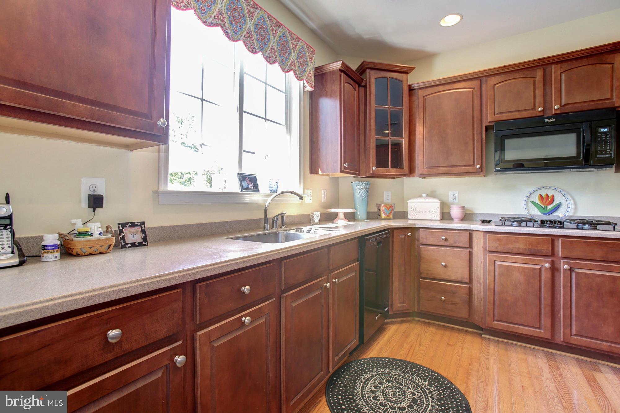 53 Riggs Road Fredericksburg, VA 22405 - Photo 8 of 30 Kitchen View with Custom Cherry Cabinets