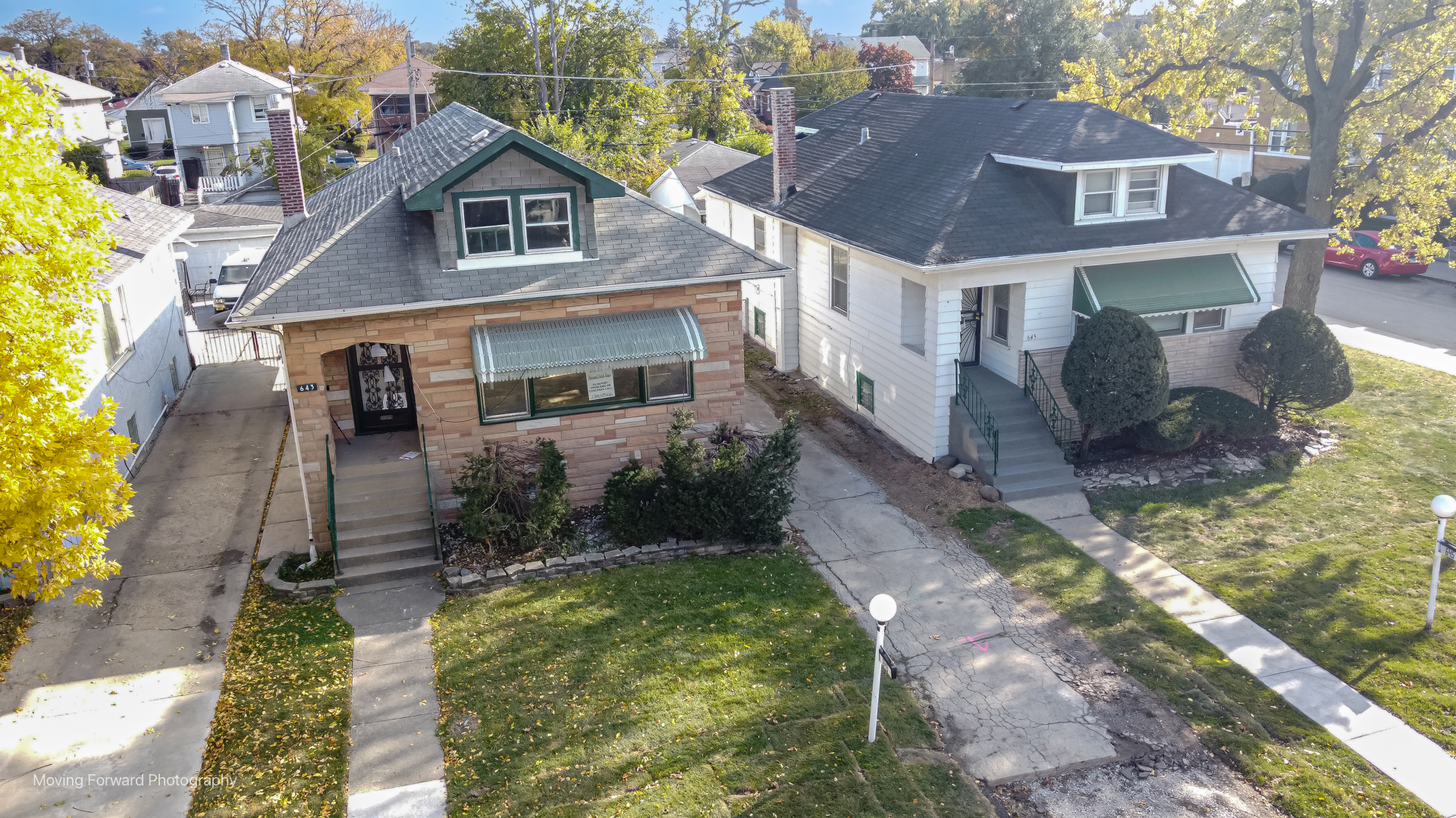 643 South 19th Avenue Maywood, IL 60153 - Photo 1 of 41 a front view of a house with garden