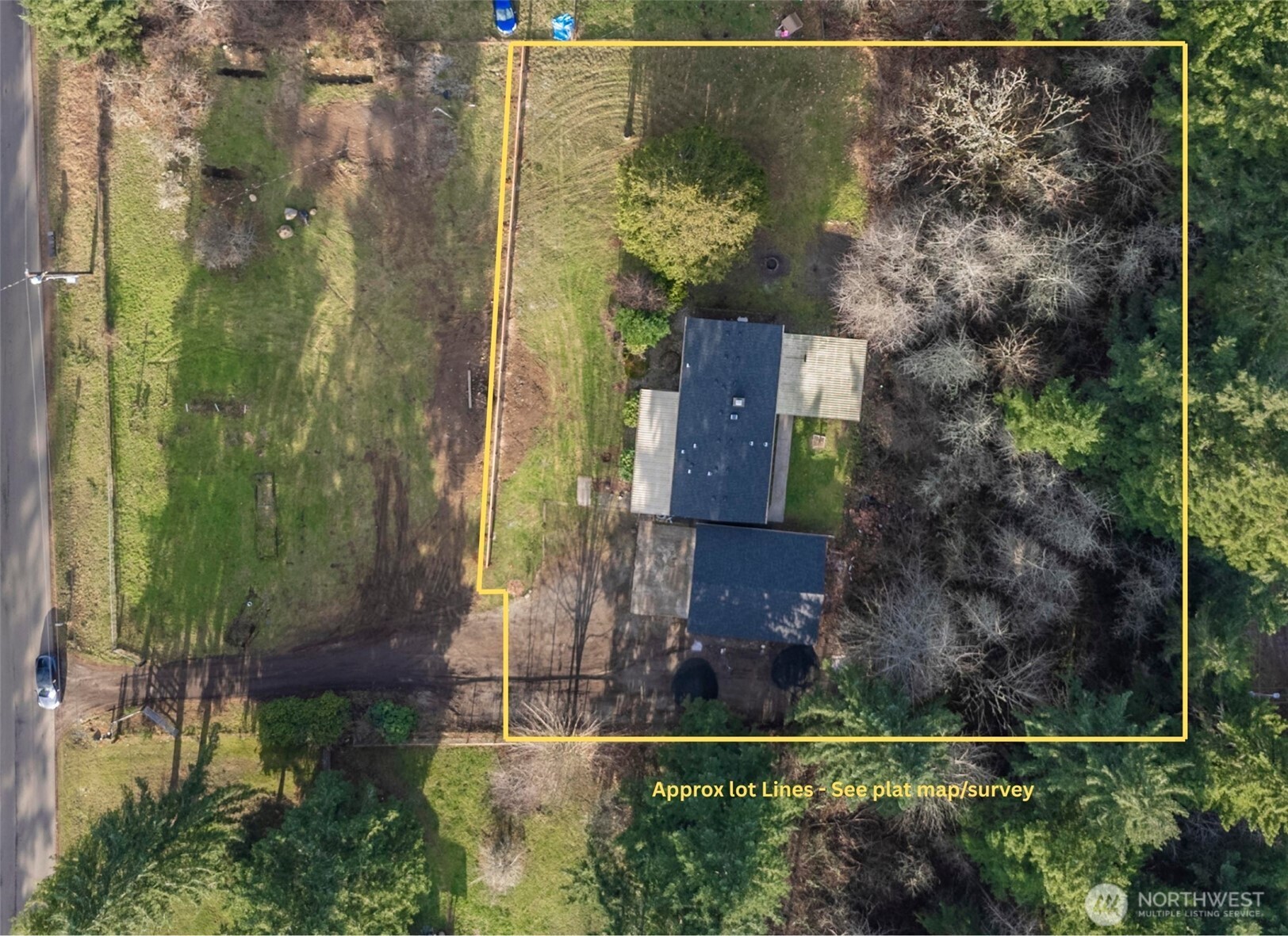 733 Tipsoo Loop South Rainier, WA 98576 - Photo 3 of 37 an aerial view of a house with a yard