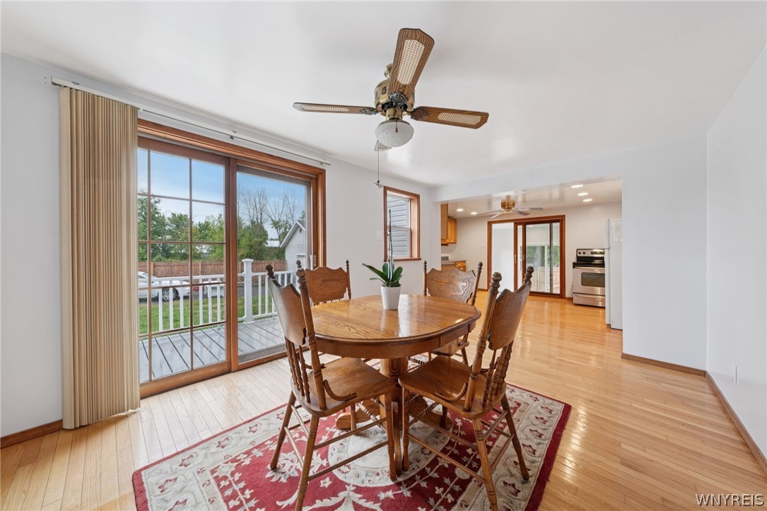 8420 Akron Road Royalton, NY 14094 - Photo 3 of 46 formal dining room with easy access to side deck