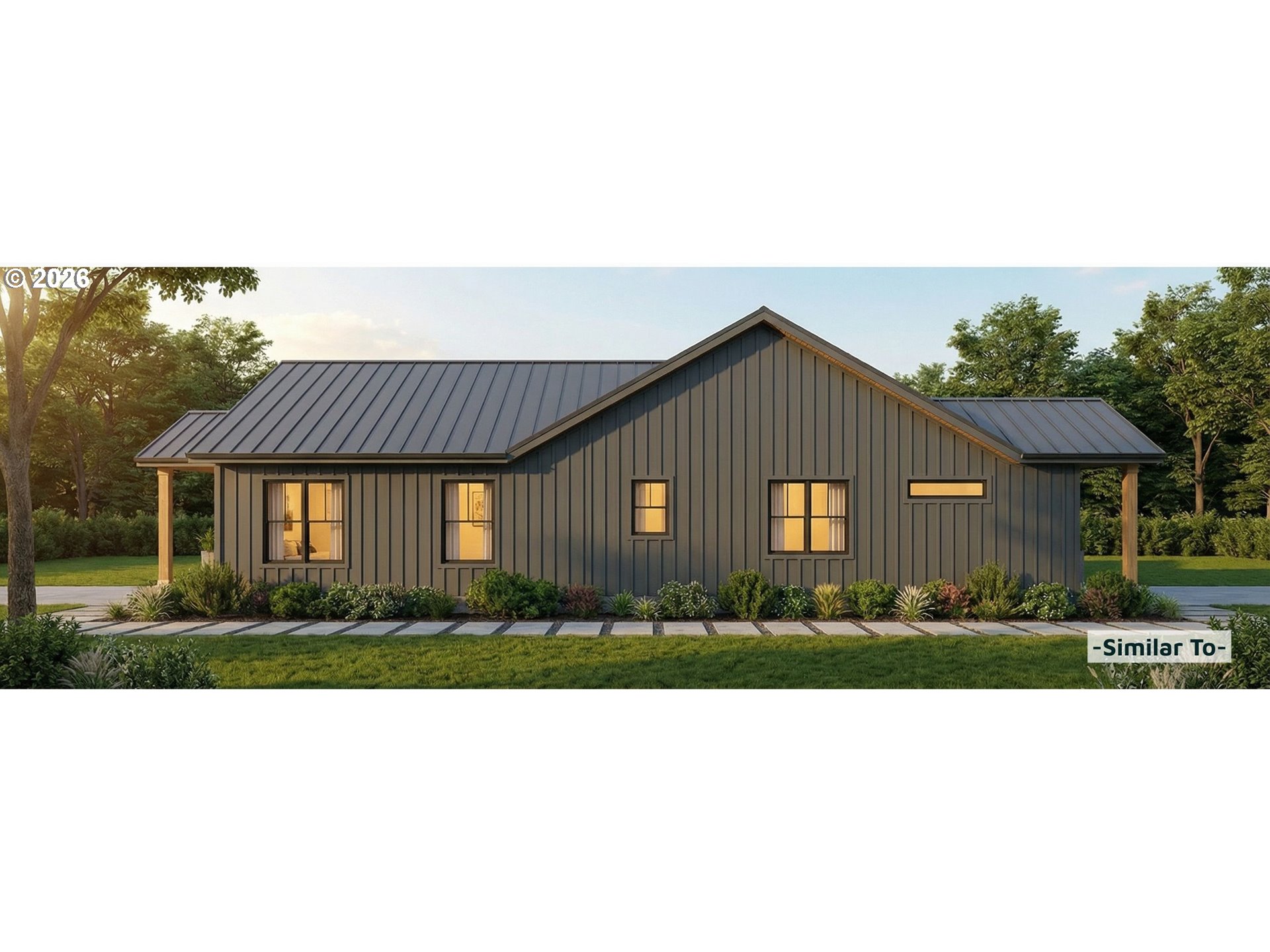 9 Marion Court Mount Angel, OR 97362 - Photo 4 of 11 a black and white photo of a building