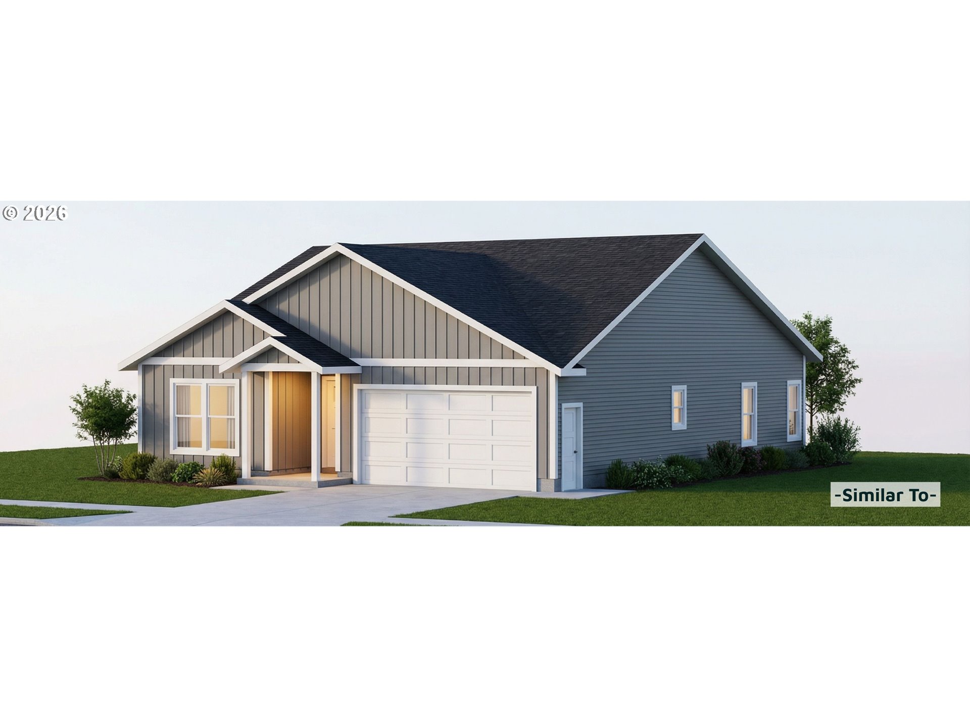 9 Marion Court Mount Angel, OR 97362 - Photo 8 of 11 a black and white photo of a house