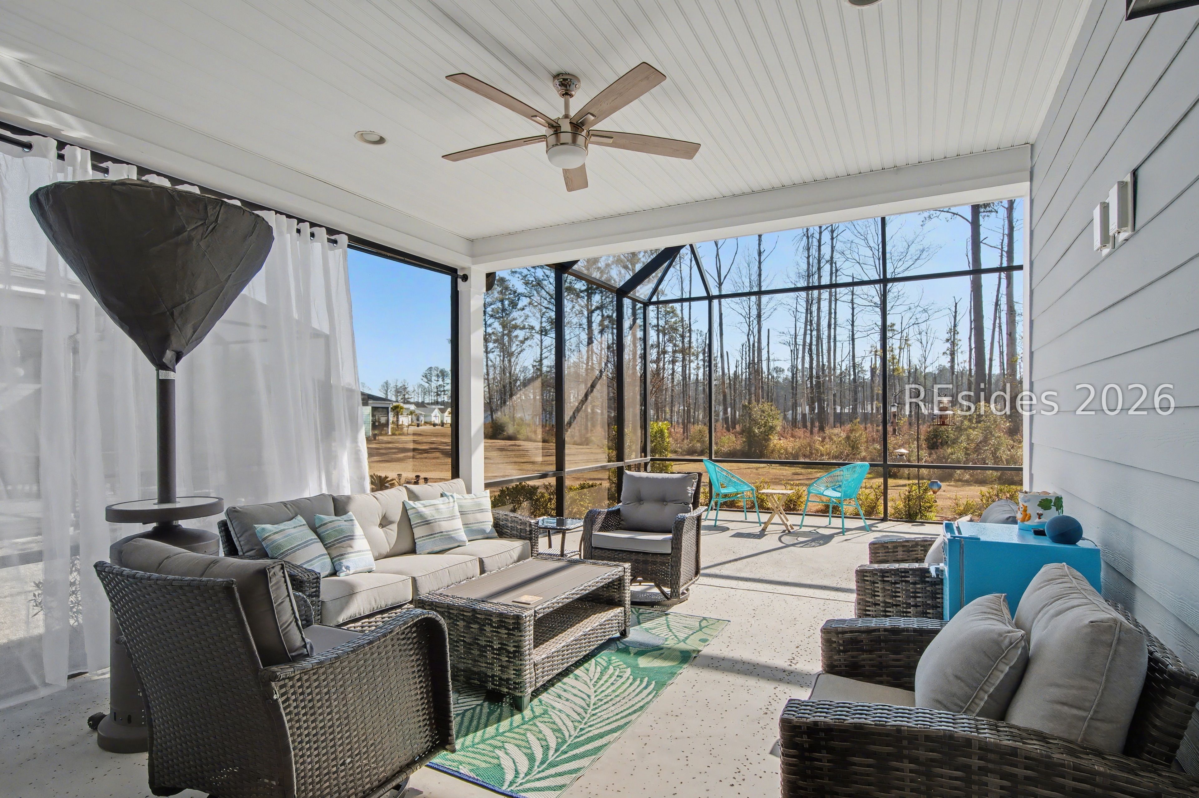 99 Salty Rim Point Hardeeville, SC 29927 - Photo 21 of 50 Partially covered Lanai.