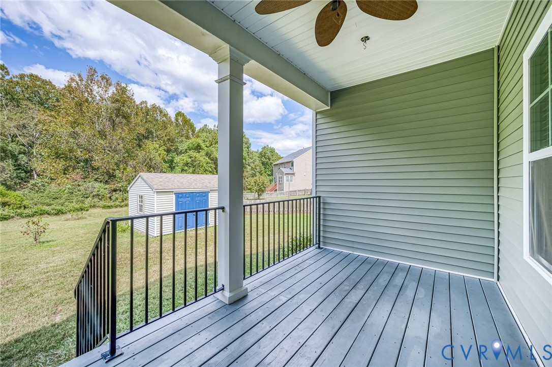 11224 Hill Ridge Court Ashland, VA 23005 - Photo 30 of 35 a view of a balcony with wooden floor