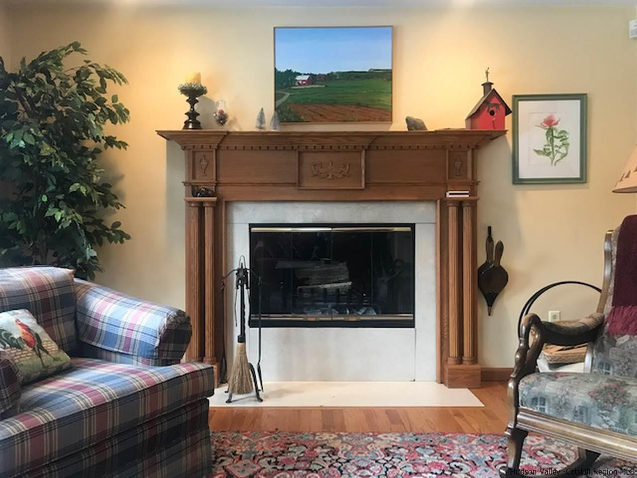 94 South Mountain Road Wallkill, NY 12589 - Photo 8 of 35 a living room with furniture and a fireplace