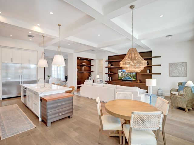 a bedroom with a large bed and a couch