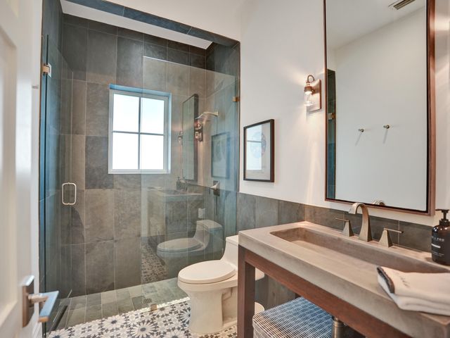 a view of swimming pool with a yard