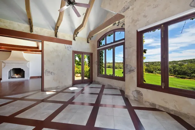 a view of an entryway with a hardwood