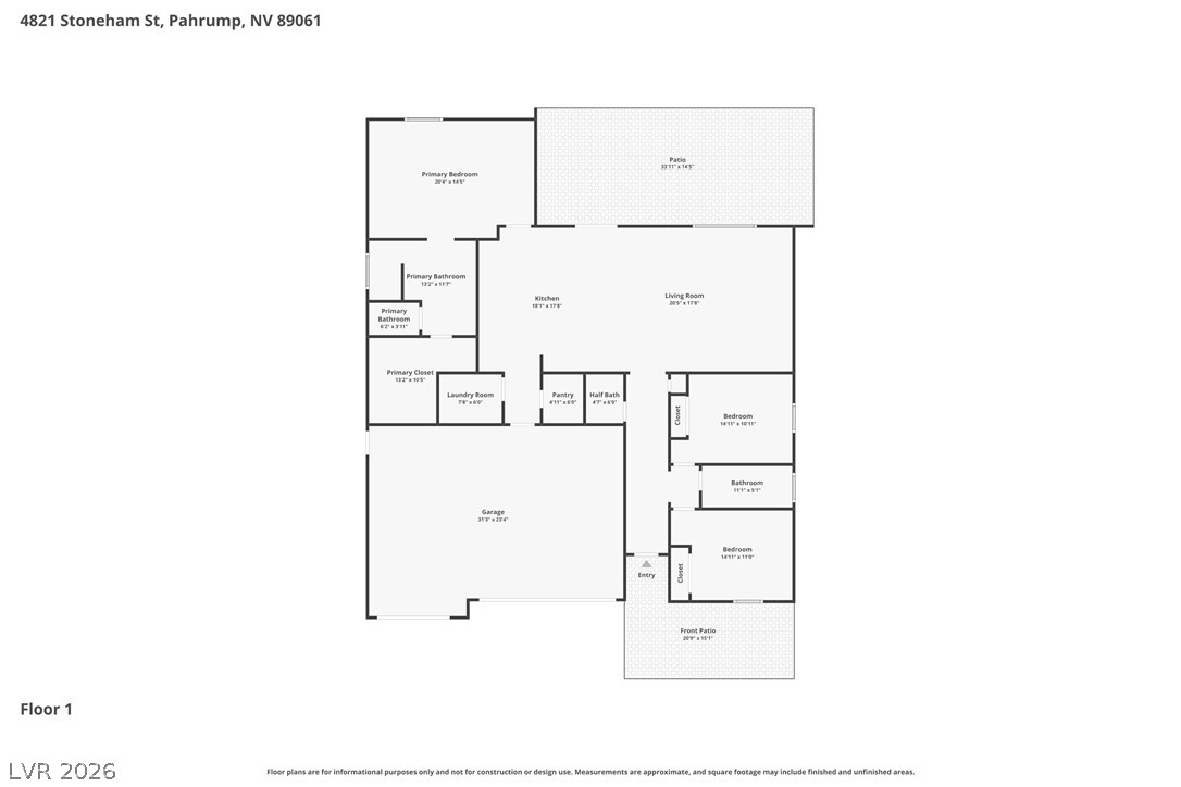 4821 Stoneham Street Pahrump, NV 89061 - Photo 9 of 90