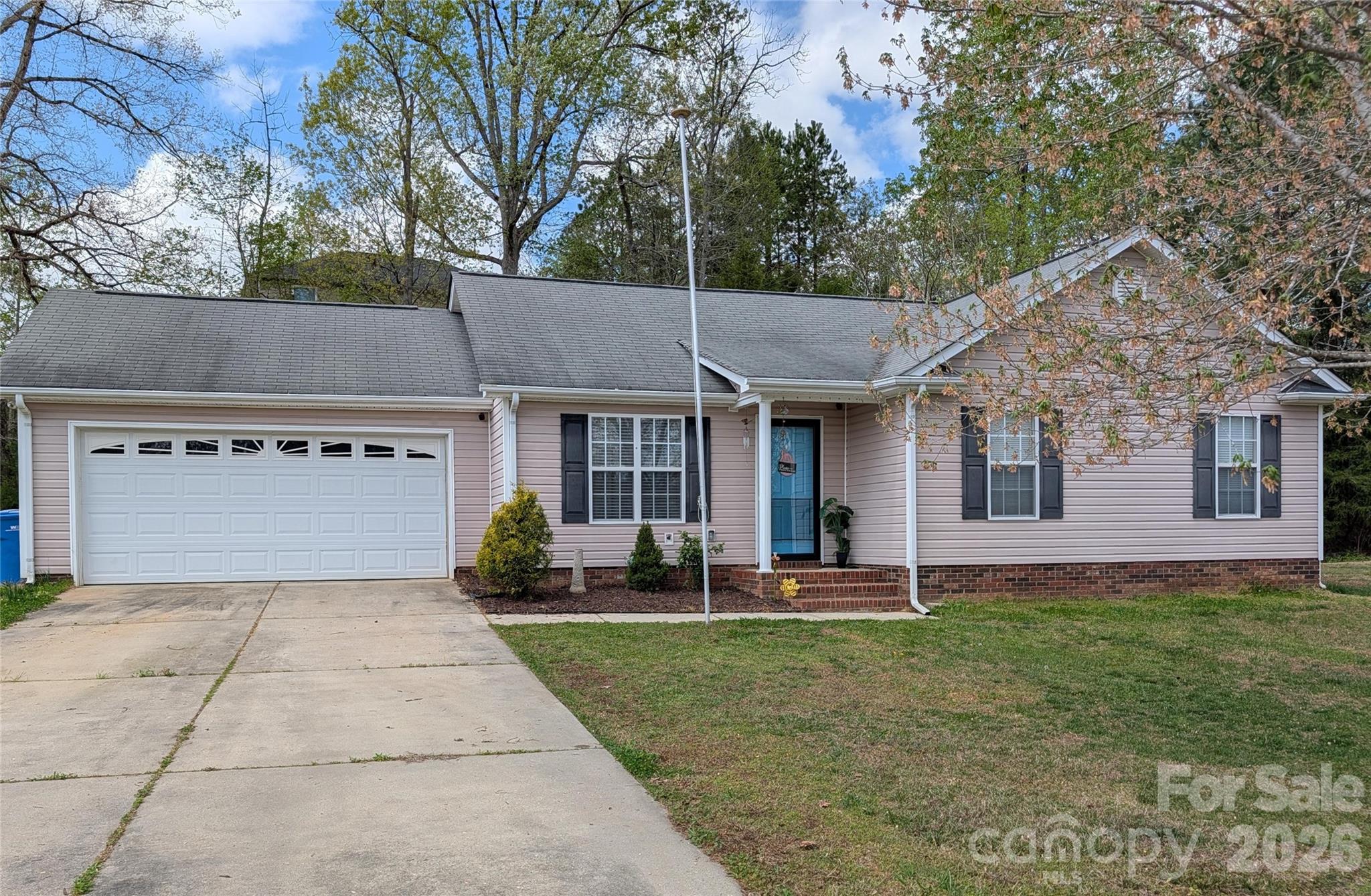 505 Azure Avenue Albemarle, NC 28001 - Photo 2 of 20 front view of a house with a yard