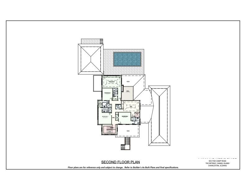 925 Fish Camp Road Charleston, SC 29492 - Photo 67 of 67 925 Fish Camp Rd - Floor Plan 2nd Floor