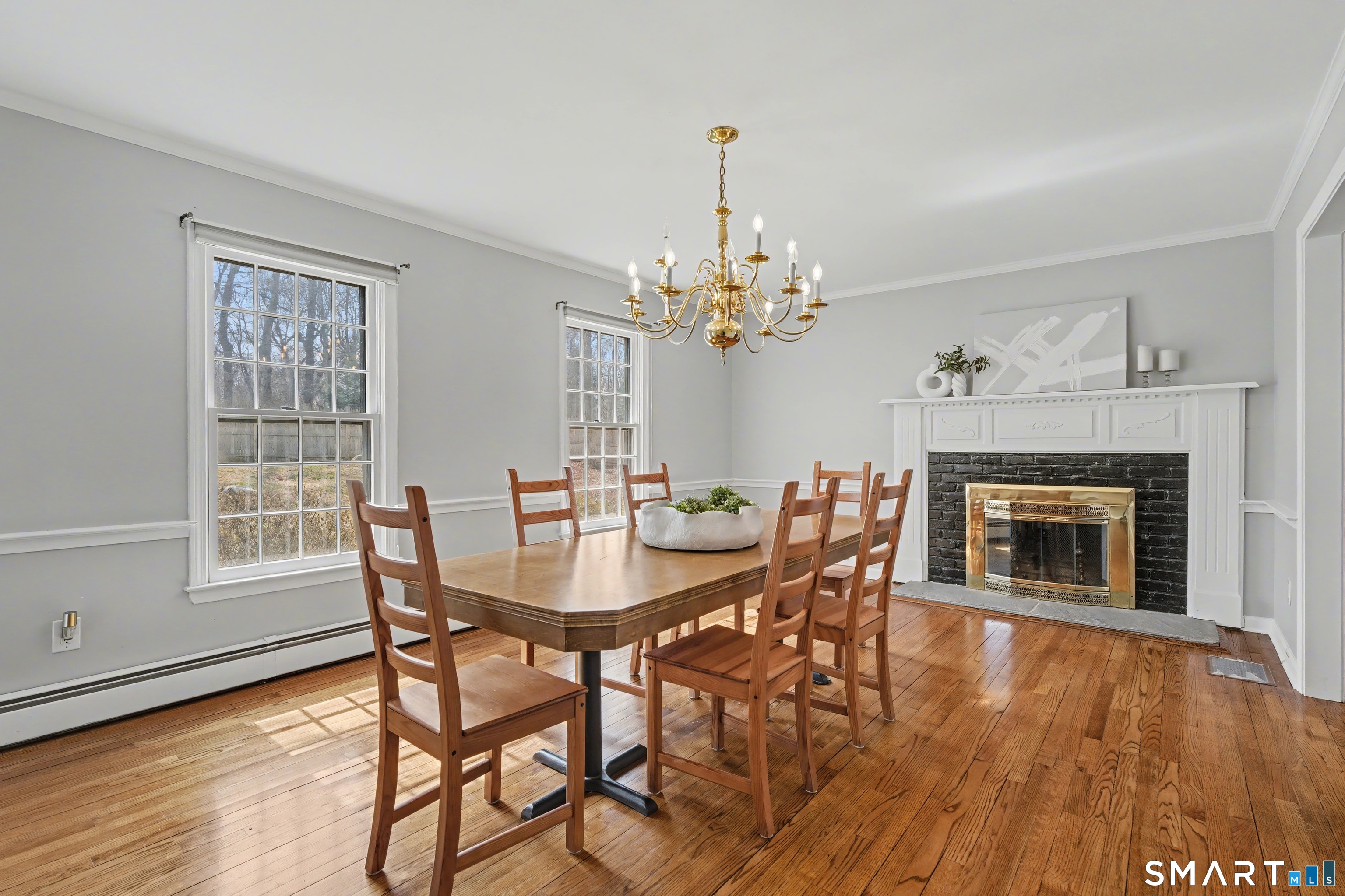 37 Lovers Lane Madison, CT 06443 - Photo 8 of 36 Formal Dining with Fireplace - perfect to gather!