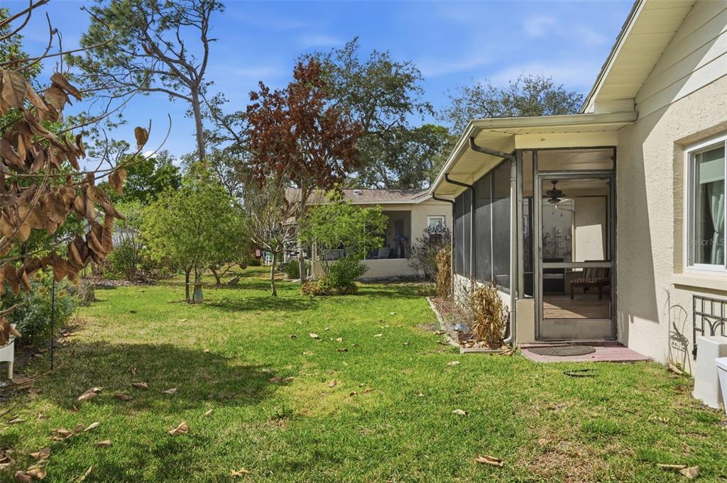 2658 Royal Ridge Drive Spring Hill, FL 34606 - Photo 22 of 38 a view of a backyard with a garden