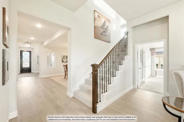 a view interior of a house with wooden floor and windows