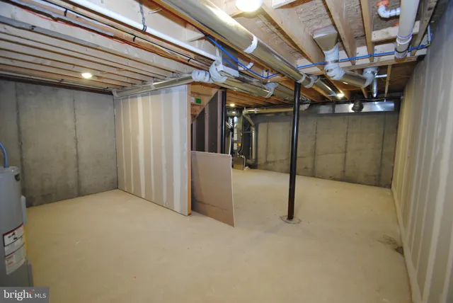 a view of water heater room