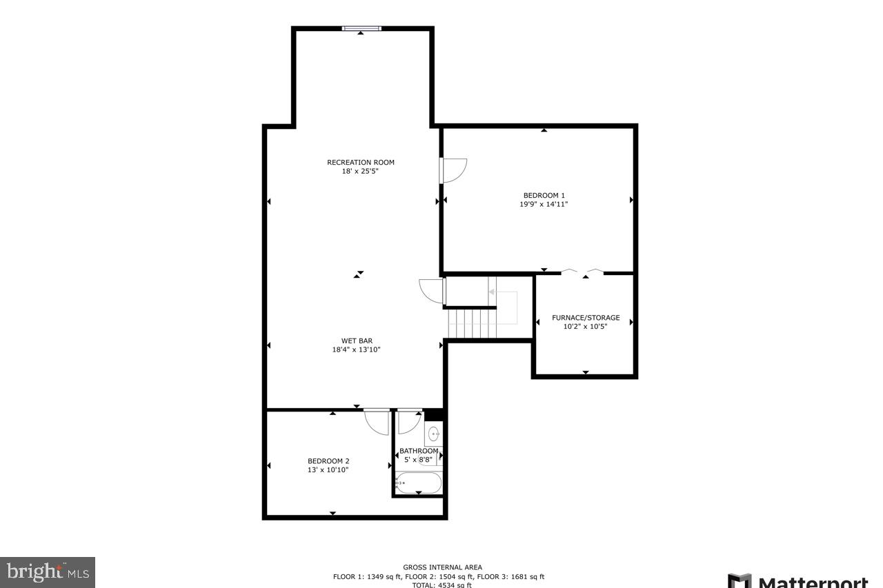 15064 North Ridge Boulevard Culpeper, VA 22701 - Photo 63 of 65 Basement Floor Plan