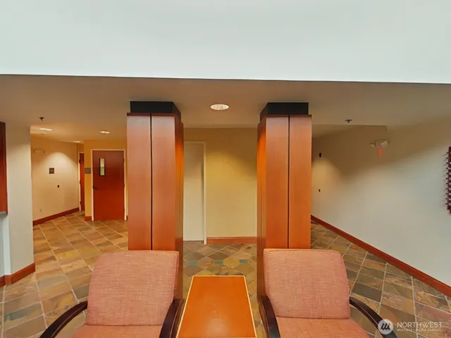 a view of an empty room