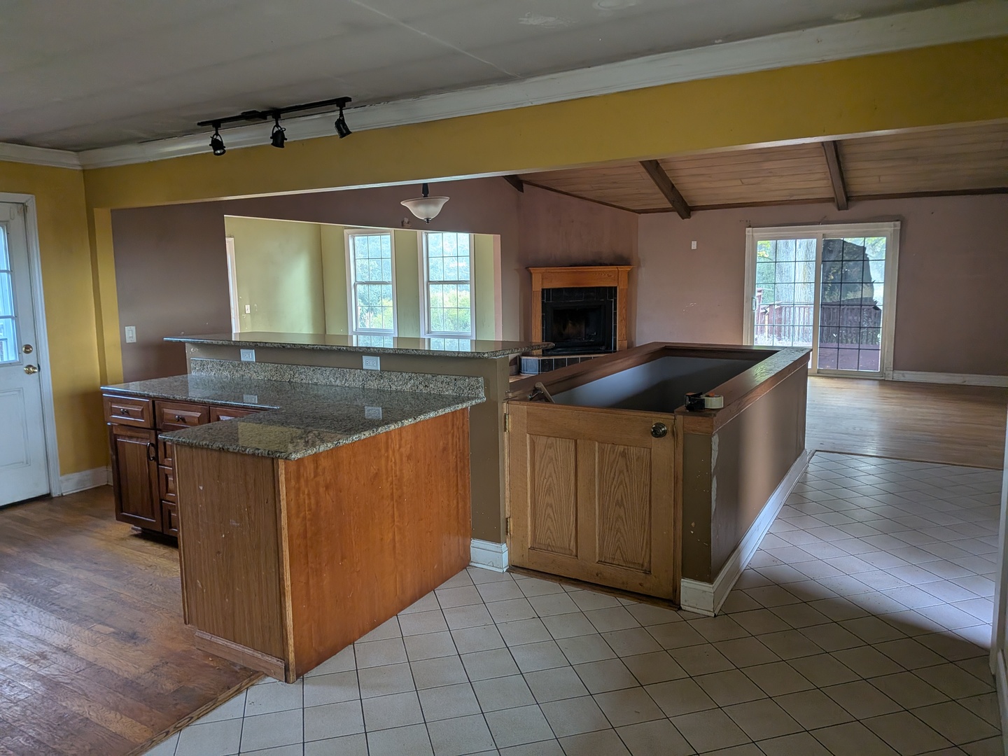 1718 Lincoln Road McHenry, IL 60051 - Photo 5 of 16 a kitchen with granite countertop a sink and a stove