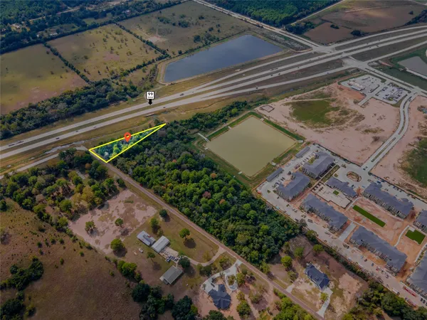 an aerial view of a