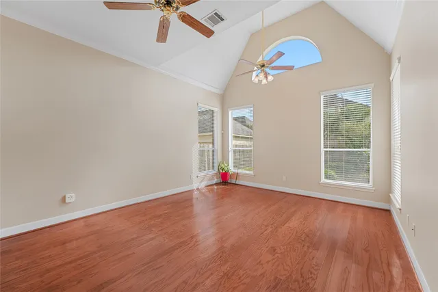 a view of an empty room