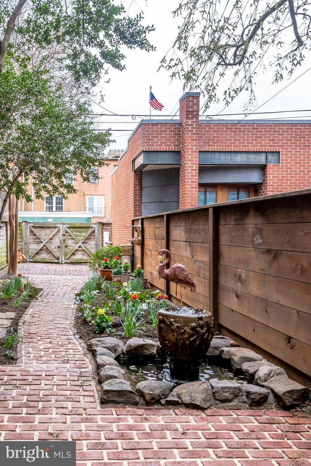 745 10th Street Southeast Washington, DC 20003 - Photo 37 of 41 Rear Patio With Parking