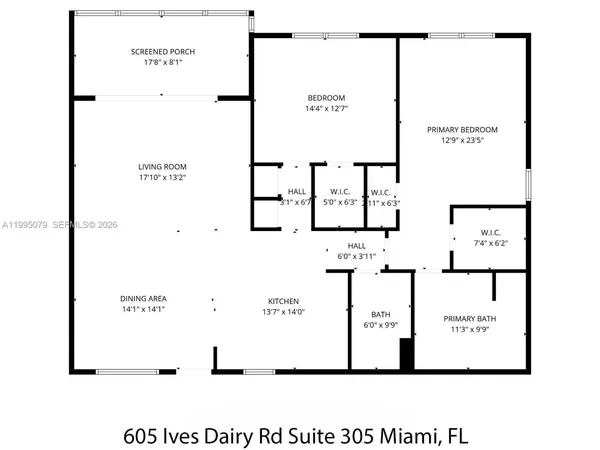$2,800 | 605 Ives Dairy Road, Unit 3057, Miami, FL 33179