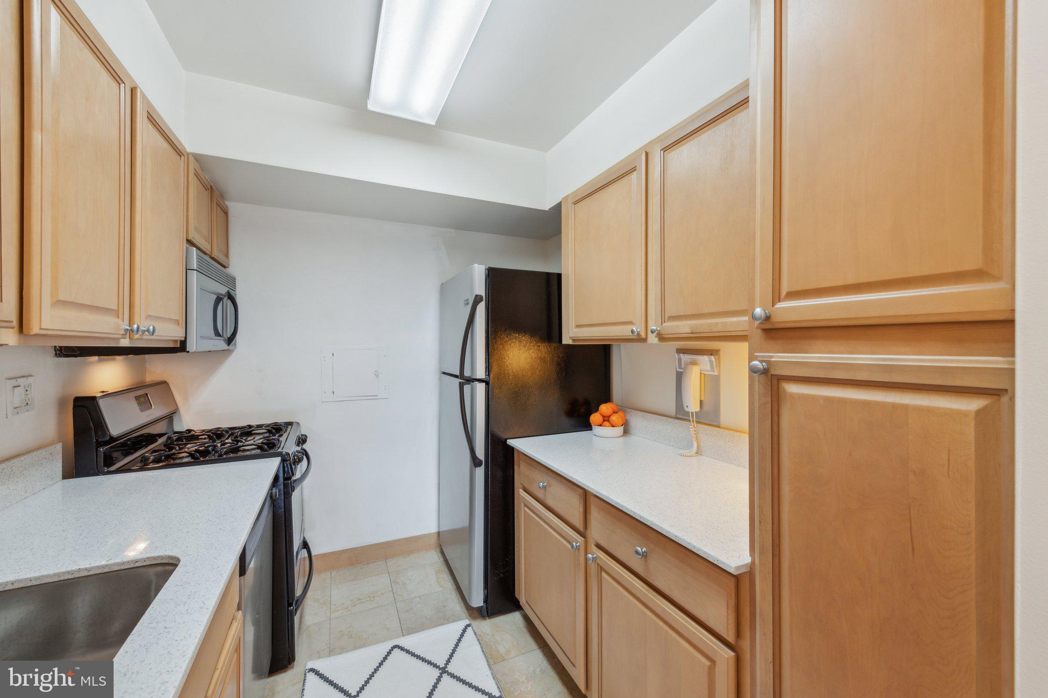 2510 Virginia Avenue Northwest, Unit 2BN Washington, DC 20037 - Photo 8 of 21 a kitchen with a refrigerator and a sink